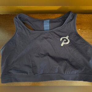Peloton Navy Blue Women's Medium-Impact Racerback Sports Bra